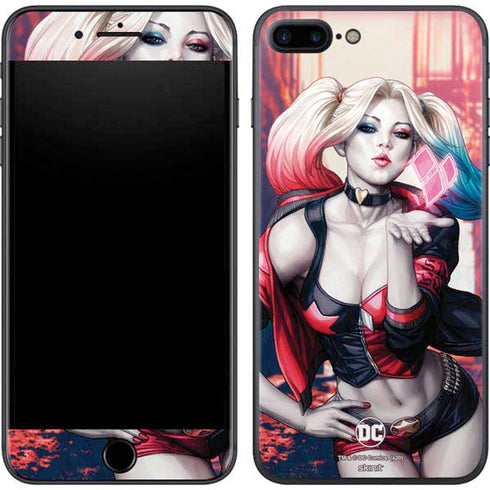 DC Comics Harley Quinn Rebirth Cover #1 Legacy Color Variant Art by Art Germ iPhone 8 Plus Skin